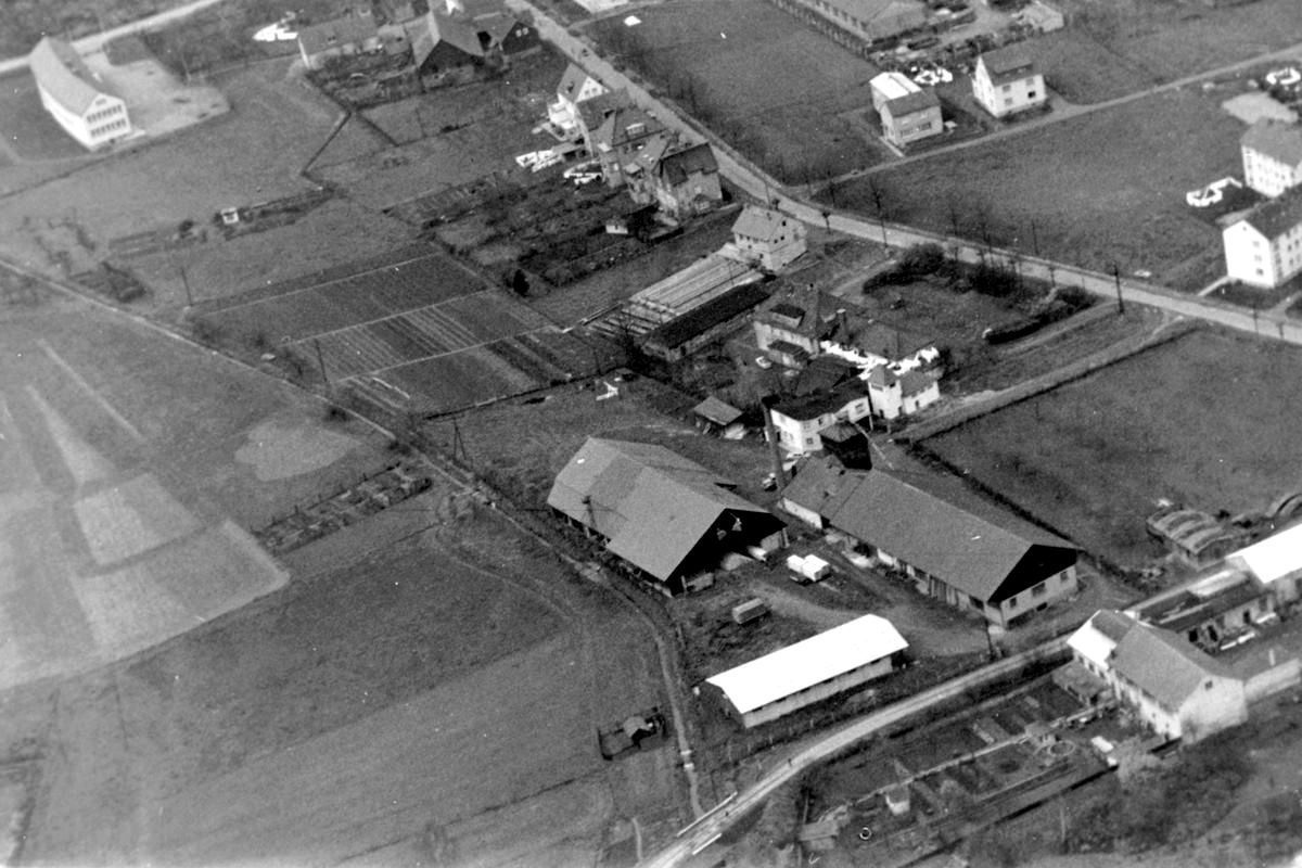 Firmengelände Max Brenner KG in Wächtersbach im Jahr ca 1950